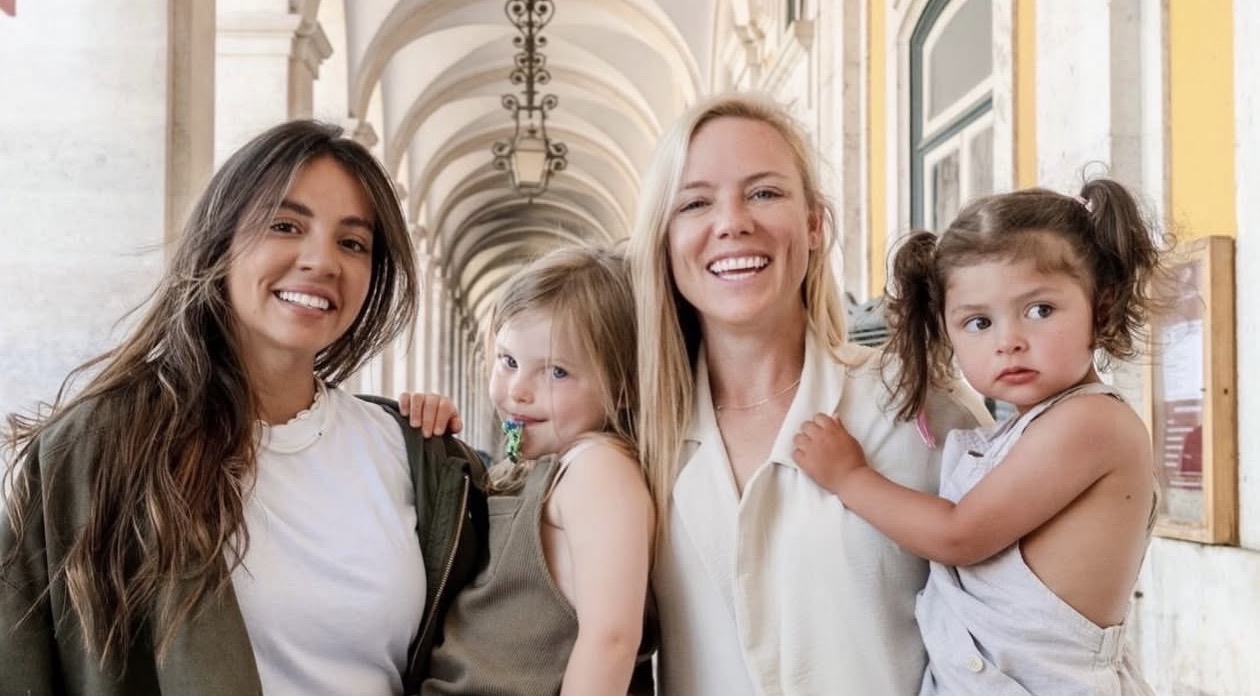 Morgan and Ale with their family